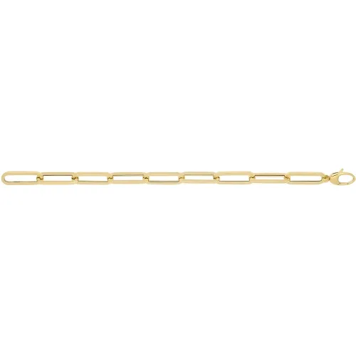 9ct Yellow Gold Hollow Bracelet 8.40g
